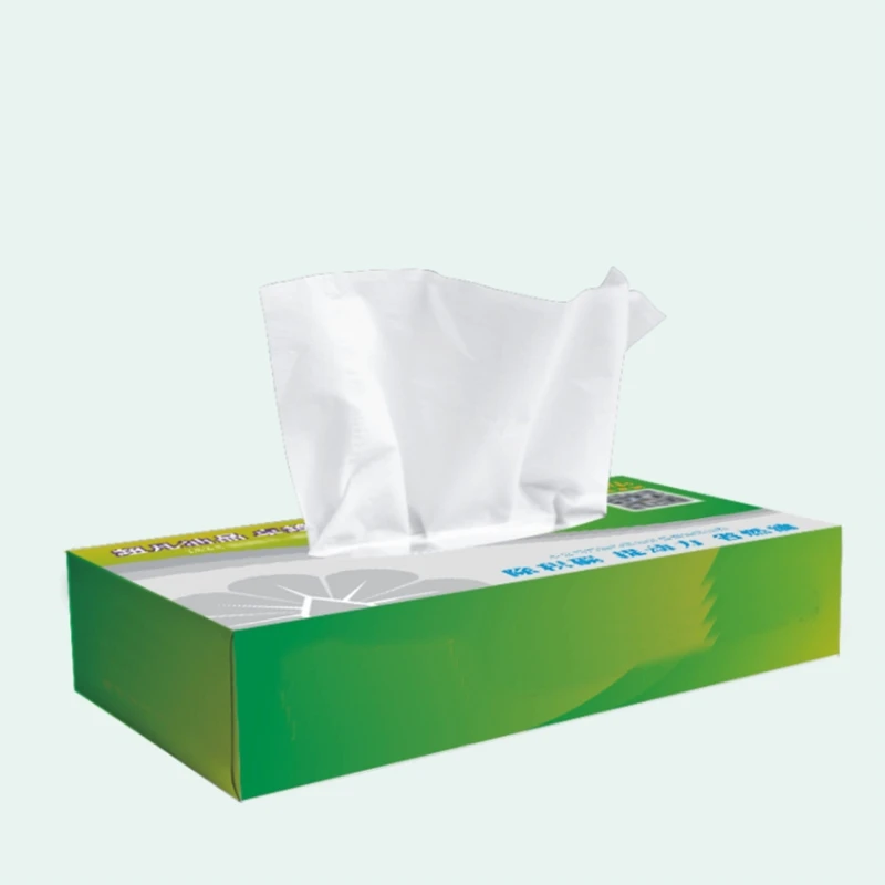 100% Mouchoirs faciaux en bambou, matériau recyclé, sans papier, design personnalisé