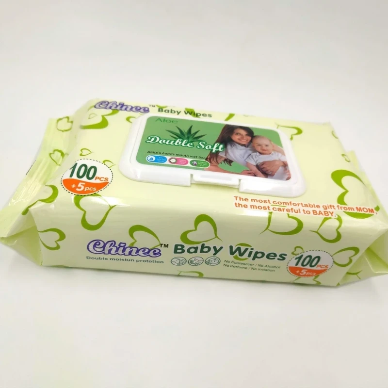 100 Salviettine per Bambini Biologiche per la Cura Delicata della Pelle e la Freschezza