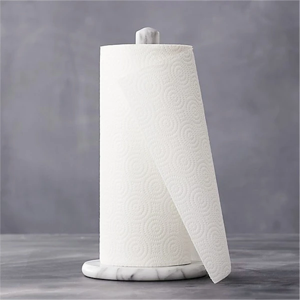 Papel toalha de cozinha de bambu não branqueado, biodegradável, de 2 folhas