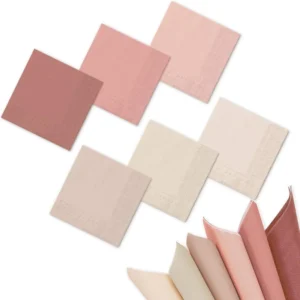 23x23cm 2 Ply Eco Friendly Customizable Bag Style 4 Fold Dinner Napkin Paper Disposable for Hotel Use