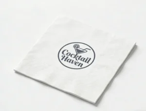 25*25cm Luxury Cocktail Napkins Custom Napkins With Logo Cocktail Napkins Beverage Napkins Free Sample