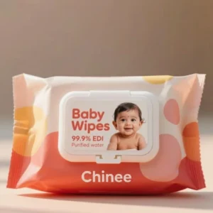 60 PCS Baby Wipes Pure Water Unscented Wipes Hand Extractable Wet Tissue Body Cleaning