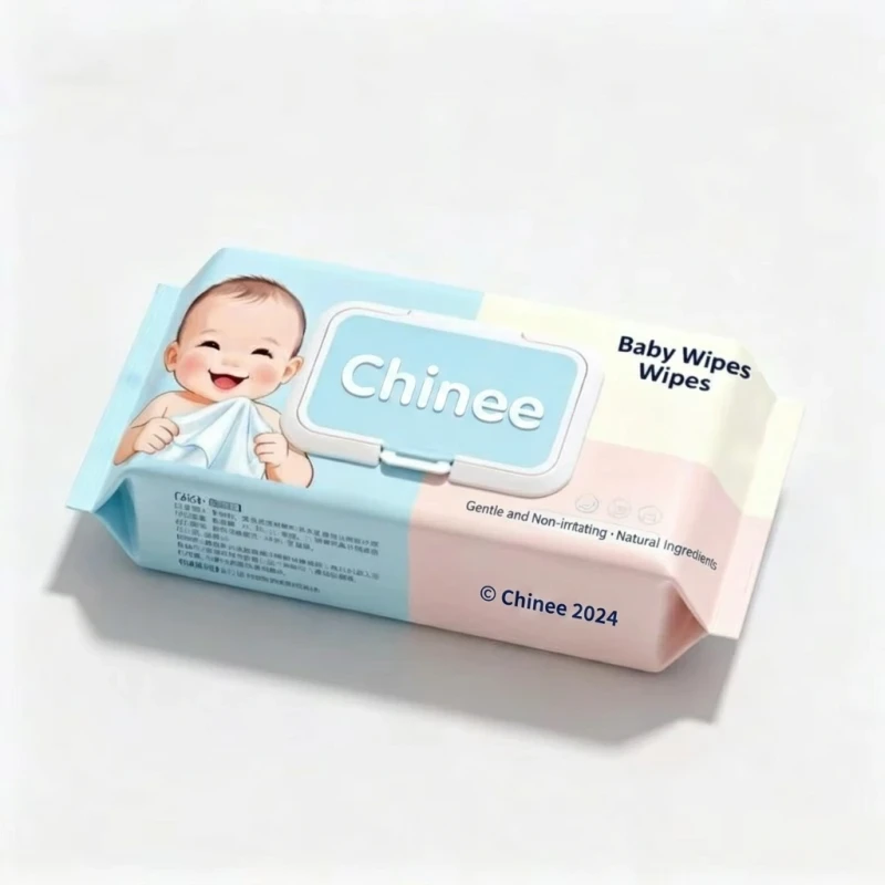 BW-30 Wet Baby Wipes 15x20cm Bamboo/Viscose Non-Woven Material Gentle Cleaning Soft Natural Water Customizable