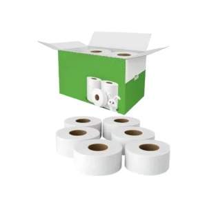 Bamboo Pulp Toilet Paper Jumbo Roll Bulk Giant Eco Friendly Luxury Hotel Commercial Strong Soft White Printed