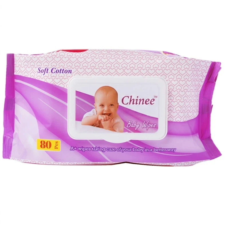 Salviette umidificate per bambini monouso OEM, morbide, senza profumo, per la pulizia, fabbrica cinese, fazzoletti umidi