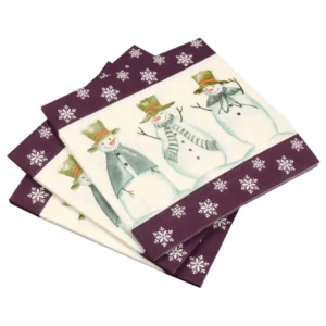 Christmas Paper Napkins Custom Printed Napkins