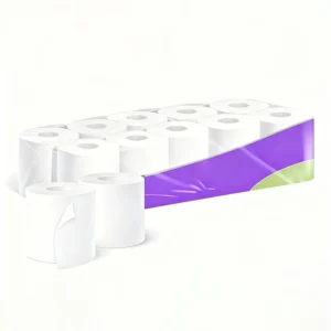 Core Bath Tissue Eco Friendly Virgin Wood Pulp Standard Roll Toilet Paper Rolls Bulk