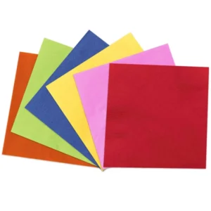 Custom Color Paper Cocktail Paper Napkins Beverage Paper Napkins