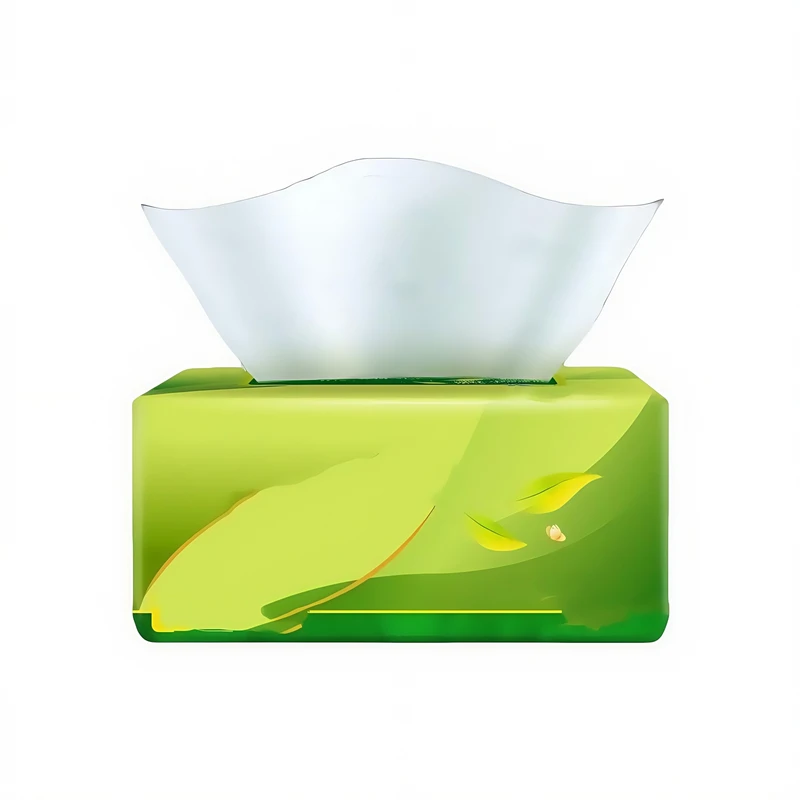 Custom Logo Printed Biodegradable Luxury Facial Tissues Eco Friendly Box for Hotels and Offices