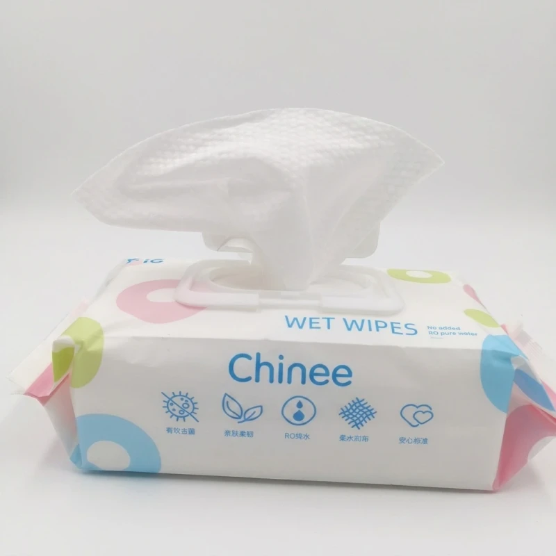 Custom-Made Natural Organic Biodegradable Bamboo Baby Cleaning Wet Wipes