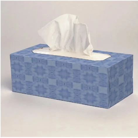 Boîte cubique colorée personnalisée variée pour mouchoirs faciaux