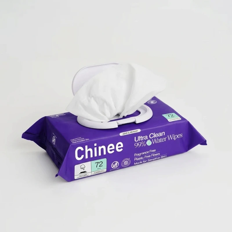 Toallitas para bebés de fibra vegetal natural degradable, suaves, a base de agua pura, cuidado de la piel, sin alcohol