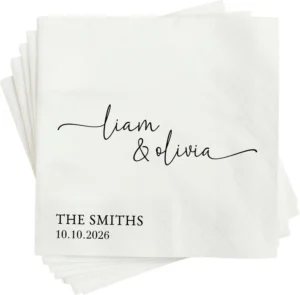 Eco-Friendly 2-Ply Disposable Dinner Napkins & Serviettes Soft Napkins Paper 4 Fold Printed Colored Custom Logo