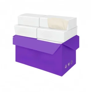 Eco Friendly Disposable Luxury Facial Tissues Hypoallergenic Antibacterial Customized Wood Pulp Soft Portable Bulk Travel