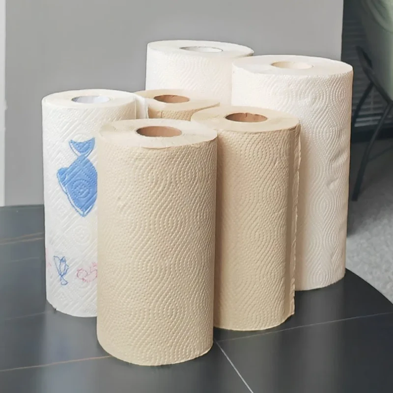 Amostra Grátis Papel Tissue de Cozinha Descartável com Logotipo Personalizado Impresso