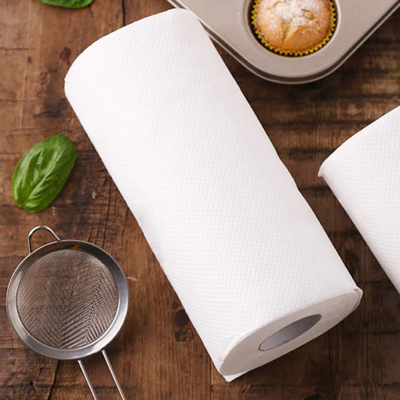 Toalla de papel desechable para cocina, limpieza de manos y limpieza de cocina