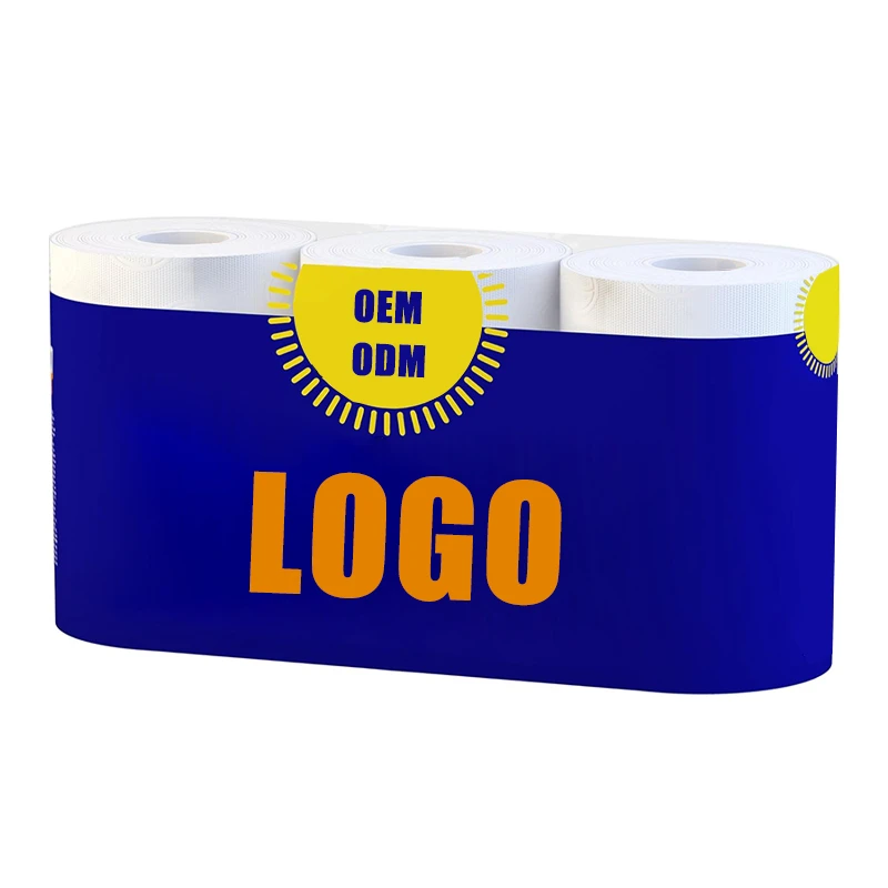 High Quality OEM Soft 3Ply Toilet Tissue Eco Friendly Bulk Virgin Wood Pulp Material Manufactured Toilet Paper