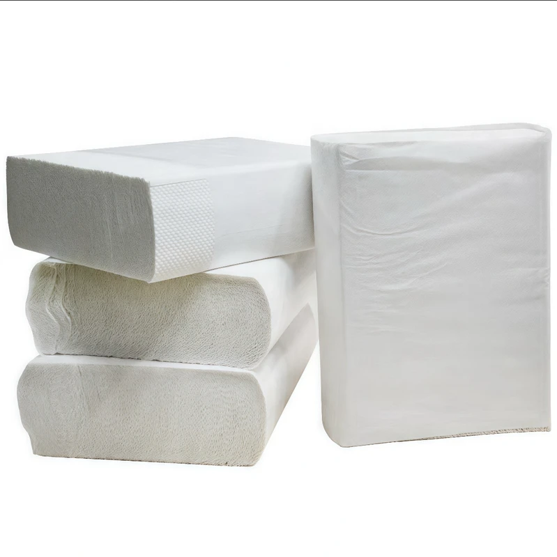 High Quality Z-Fold Hand Towels 1-2 Ply 100% Pure Wood Pulp Premium Interfolded Strong for Toilet Use