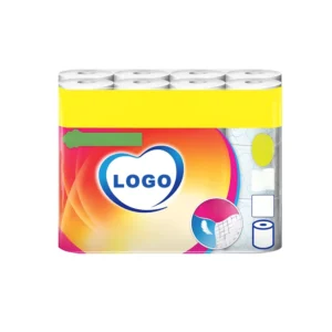 Highly Absorption Oem Toilet Paper Manufacturers Factory Standard Roll Bathroom Virgin Wood Pulp Toilet Paper