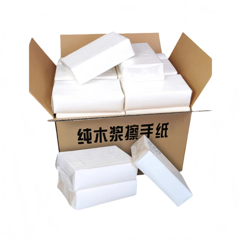 Luxury Z-Fold Facial Tissues 1-Ply Premium Softness with Wood Pulp