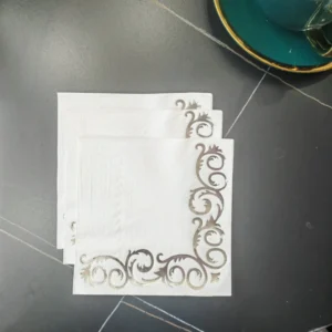 Manufacture Sport Customized Logo Nice Print Logo on Napkin Unbleached OEM Napkin