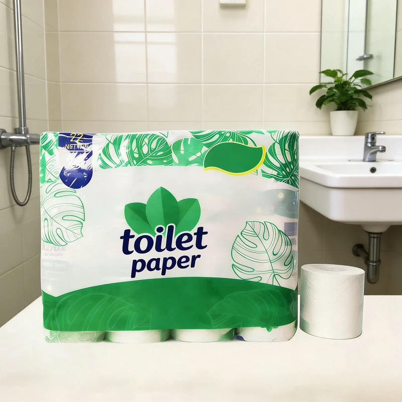 Manufacturer Custom Toilet Paper Disposable Eco friendly Bathroom Tissue 100% Virgin Wood Pulp Toilet Paper