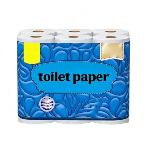 Premium 3 Ply Toilet Paper Soft Absorbent Virgin Wood Pulp Bathroom Tissue Flushable Toilet Paper for Home Hotel Restaurant