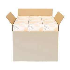 Premium Eco Friendly Facial Tissues Box Antibacterial Hypoallergenic Luxury Disposable Wood Pulp Soft Customized Bulk