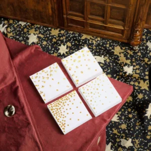 Quality 2 Ply White Paper Cocktail Napkins for Restaurants Events Weddings & Parties
